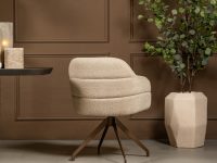 Stiknaden horizontaal rug eetkamerstoel