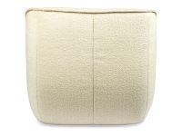 Stoffen fauteuil crème bouclé