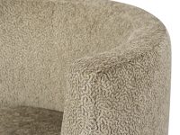 Stoffen fauteuil met patroon beige