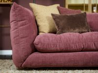 Stoffen paars aubergine bank