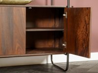 Wandkast deuren bruin hout