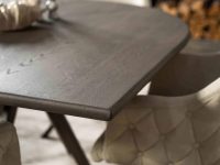 donkerbruin eettafel druppel vorm espresso kleur