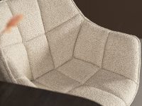 eetkamerstoel beige met naden