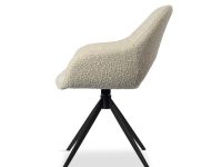 eetkamerstoel teddy met zwarte poten