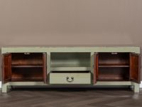 groen grijs hout tv meubel
