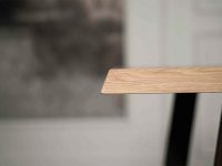 naturel kleur tafelblad schuin afgewerkt