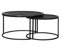 salontafelset inkeping rond zwart